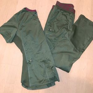 Med Couture Touch Women’s Scrub Set Medium Olive